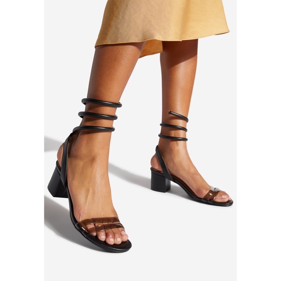 spiral strap heels
